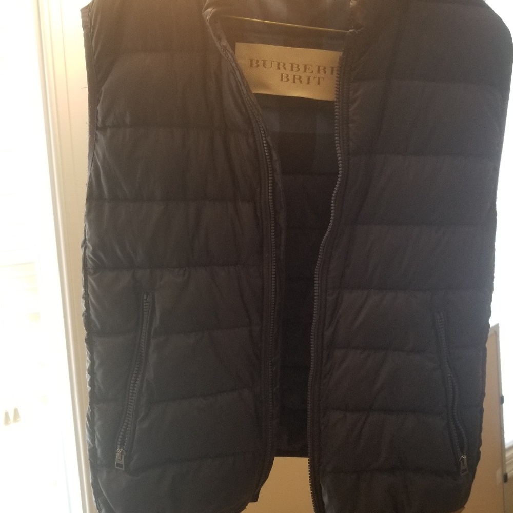 Burberry Men's Navy Blue Vest